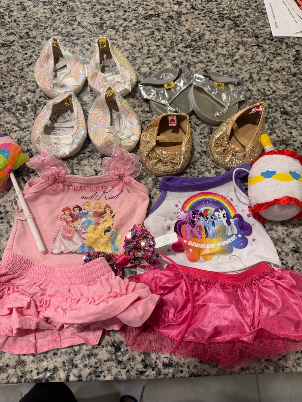 Build a Bear outfits and accessories.
